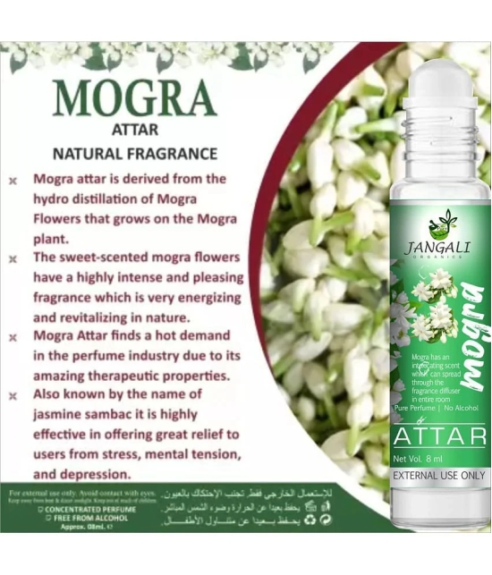 PURE JANGALI ORGANICS Mogra Perfume Long Lasting Scent Eau de Parfum 10ML