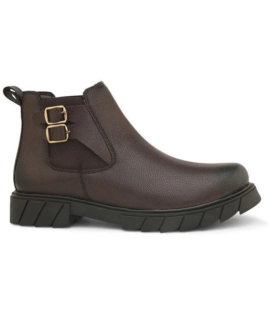 Fentacia - Brown Mens Chelsea Boots - None