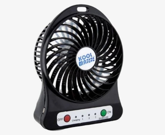 Uttamrobotics USB Rechargeable Portable Fan