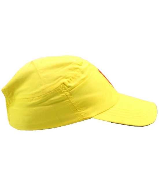 JMALL - Yellow Cotton Mens Cap ( Pack of 1 ) - Yellow