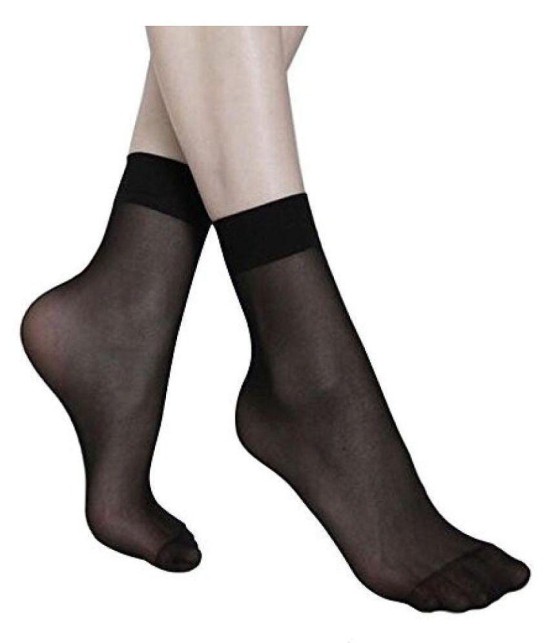 1 Pair Women Velvet Socks Female Socks Summer Sock Thin (Grey) - None