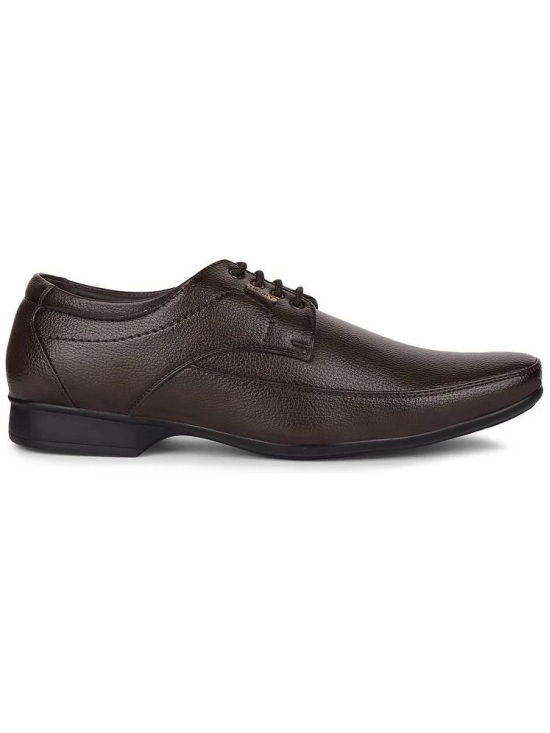 Liberty Brown Mens Derby Formal Shoes - None