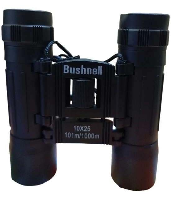 BUSHNELL10 * 25 Binocular with Cover || Travel Stargazing Concerts Sports Optical LLL Vision Binocular Fixed Zoom (Pack of - 1)