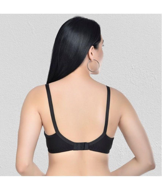 Zourt - Black Cotton Solid Womens Maternity Bra ( Pack of 1 ) - 32B