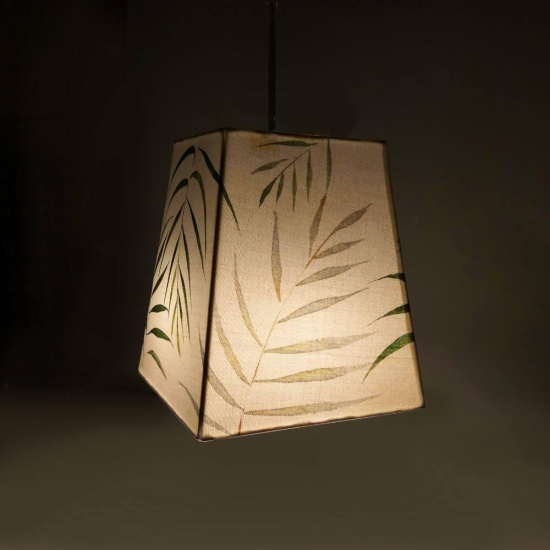 Pendant Lamp - Green Palm Lamp Shade