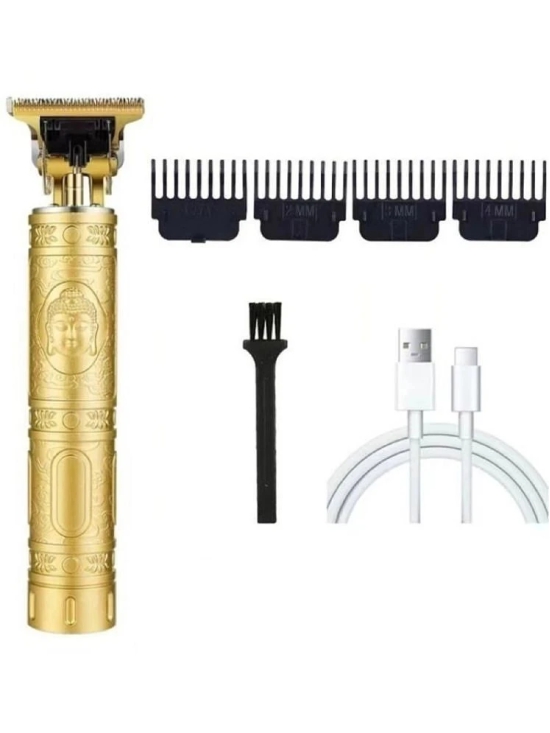 VEVO T9 plastic Gold Gold Cordless Beard Trimmer With 45 minutes Runtime