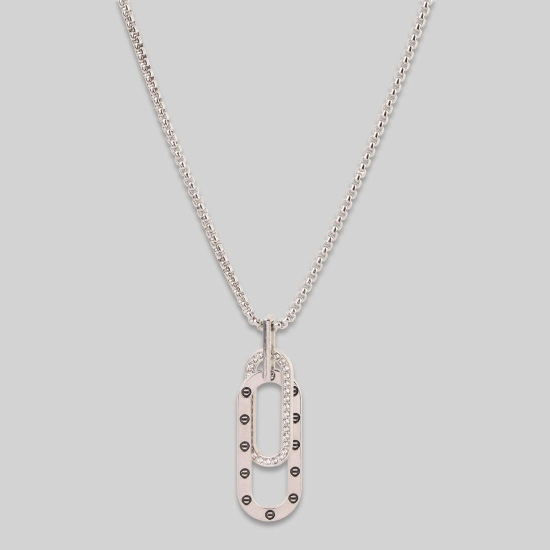 Darbe Men's Chain with Double Pendant