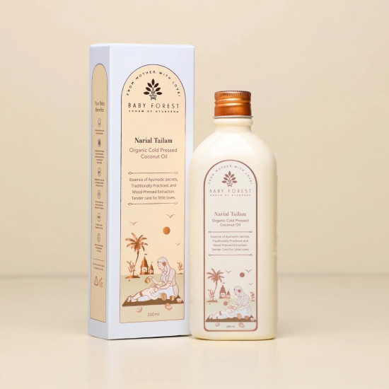 Narial Tailam- Organic Cold Pressed Coconut Oil-200 ml