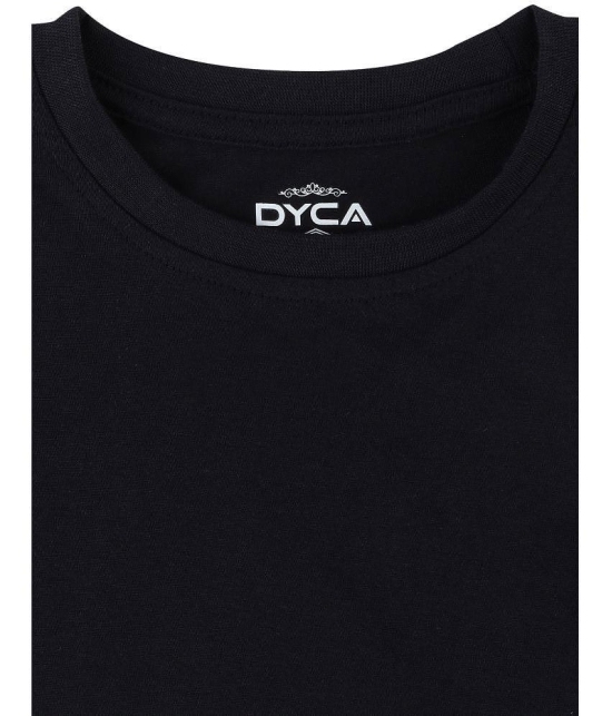 DYCA - Black Cotton Girls T-Shirt ( Pack of 1 ) - None