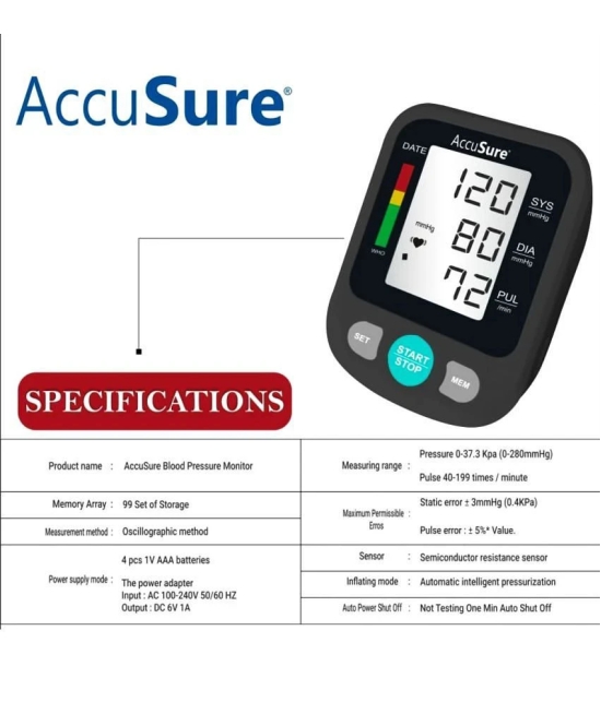 ACCUSURE Automatic Upper Arm Monitor