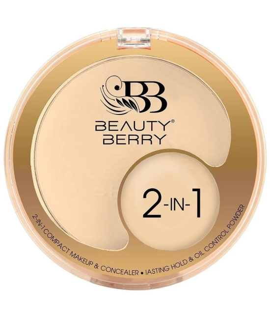 Beauty Berry Compact Concealer or Highlighter Finishing Powder Ivory 12 g