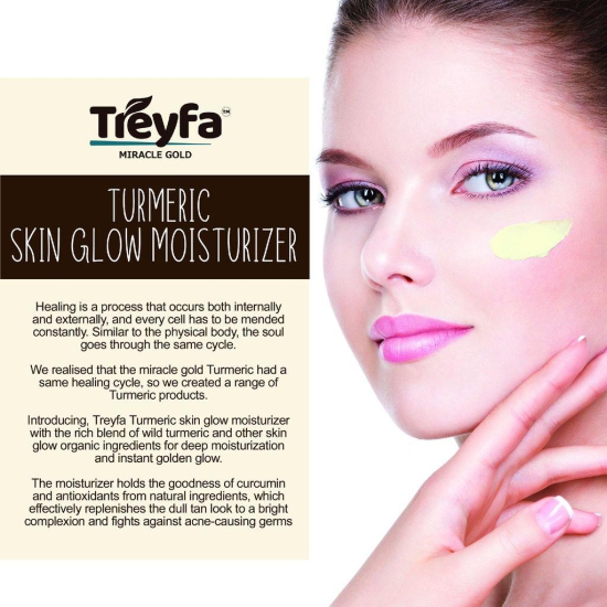 Treyfa Turmeric skin glow moisturizer for intense hydration & nourishment