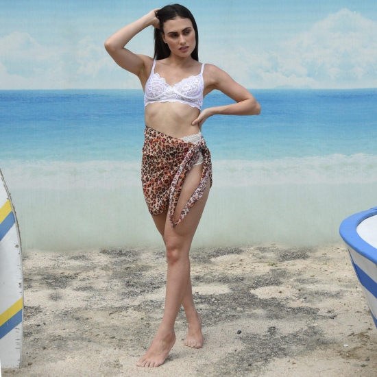 Animal Print Sarong For Women