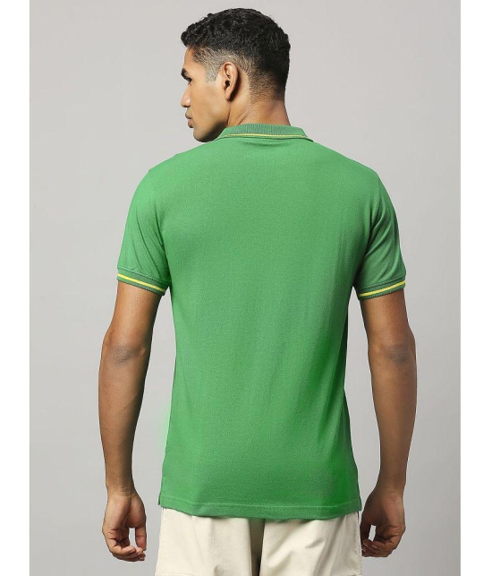 FanCode - Green Cotton Regular Fit Men's Sports Polo T-Shirt ( Pack of 1 ) - None