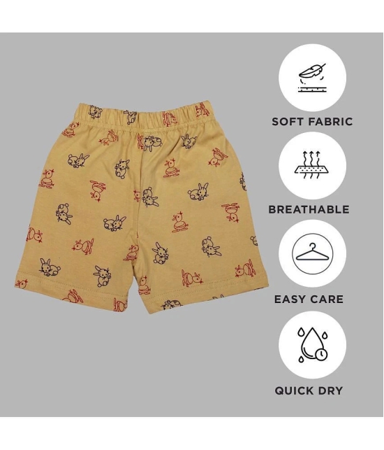 Diaz - Multicolor Cotton Boys Shorts ( Pack of 2 ) - None