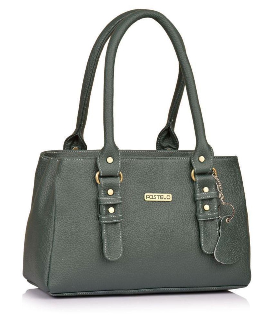 Fostelo - Green  PU Shoulder Bag - Green