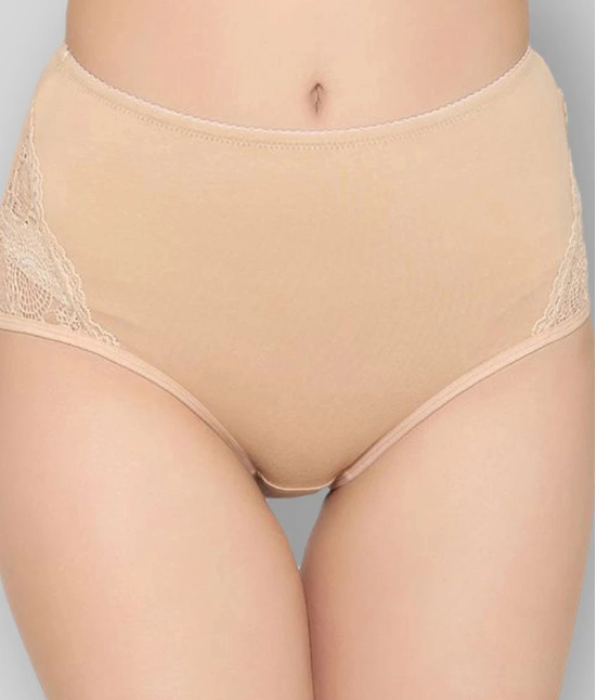 Clovia Pack of 1 Lace Womens Hipsters ( Beige ) - XL