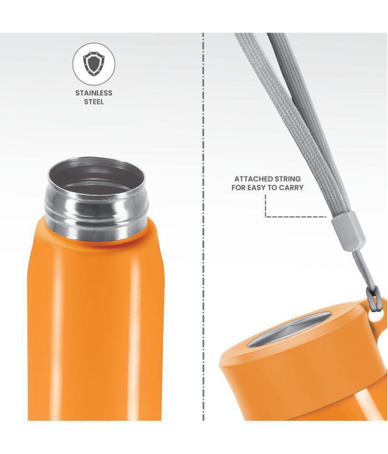 Milton Handy 850 Stainless Steel Water Bottle (780 ml) Orange - Orange