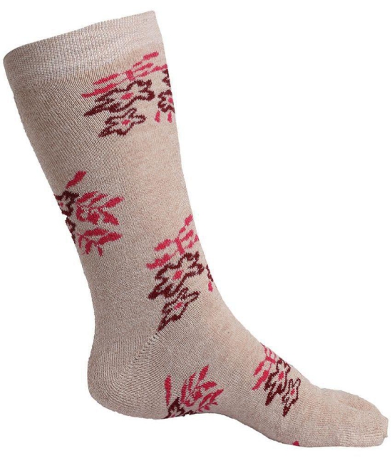 Texlon - Multicolor Woollen Women's Mid Length Socks ( Pack of 3 ) - None