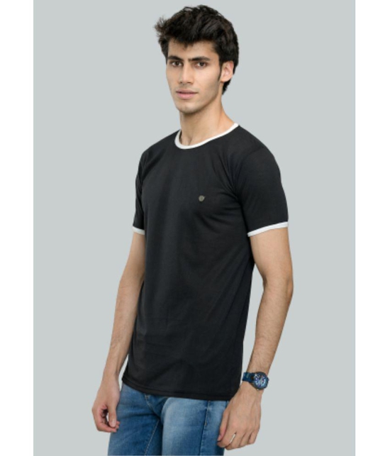 LEEBONEE - Black Cotton Blend Regular Fit Men's T-Shirt ( Pack of 1 ) - None