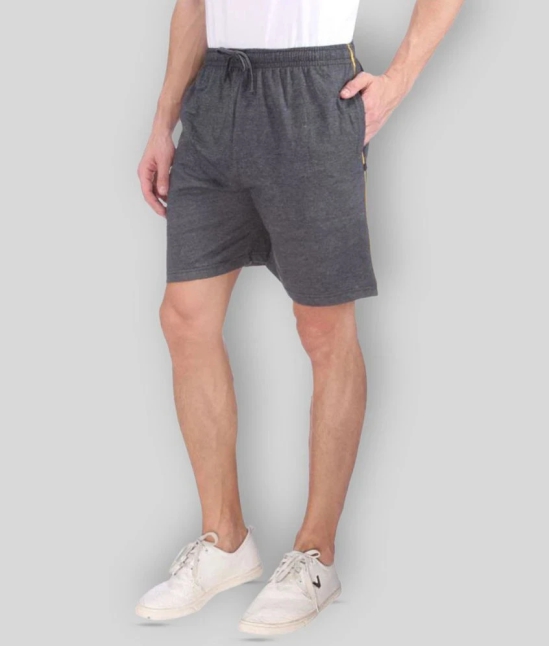 Neo Garments - Grey 100% Cotton Mens Shorts ( Pack of 1 ) - None