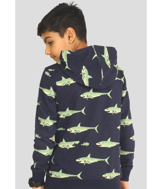 Ariel - Navy Blue Cotton Boys Sweatshirt ( Pack of 1 ) - None