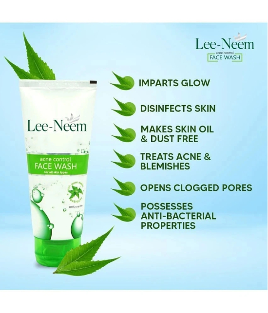 Leeford Lee Neem Acne Control Face wash with Pure Neem Extracts -70 g each ( Pack of 5 )