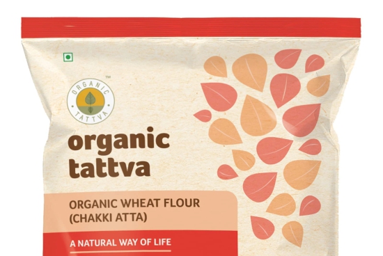 Organic Tatva Organic Whole Wheat Flour (Chakki Atta) 5Kg, 1 Pc