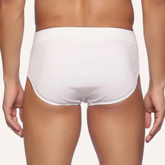 Omtex - White Cotton Mens Briefs ( Pack of 1 ) - None