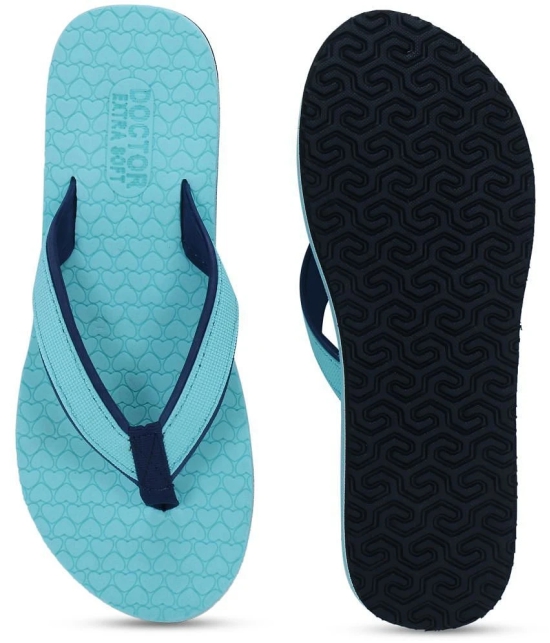 DOCTOR EXTRA SOFT - Sea Green Womens Slipper - None