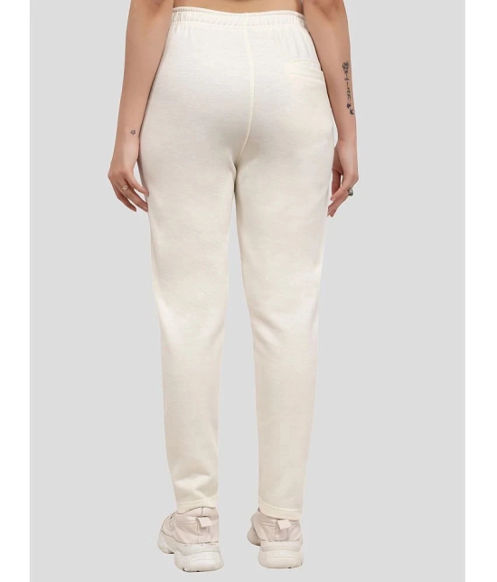 YHA Off White Fleece Womens Running Trackpants ( Pack of 1 ) - None