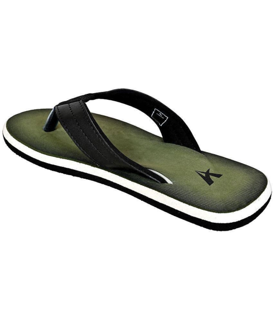 Altek - Olive Mens Thong Flip Flop - None