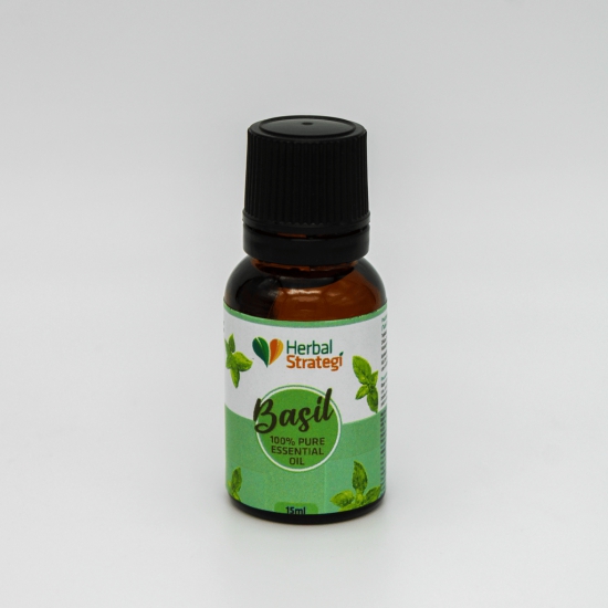 Herbal Strategi Basil Essential Oil 15 ML