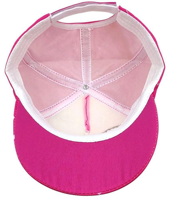 Zacharias Unisex Kids Cotton Cap kc-24 (Dark Pink_1-5 Years) (Pack of 1) - None