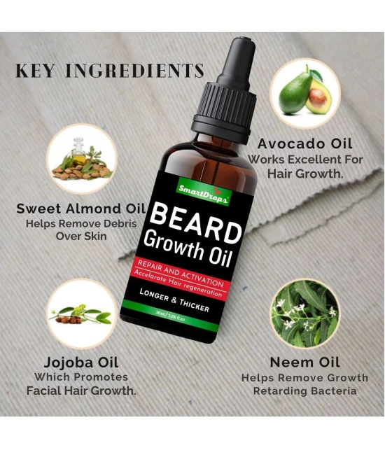 Smartdrops Jojoba Oil For a Shiny Beard Beard Oil 30 ml