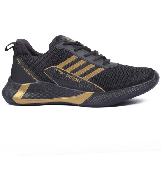 ASIAN BATTLE Black Mens Sports Running Shoes - None