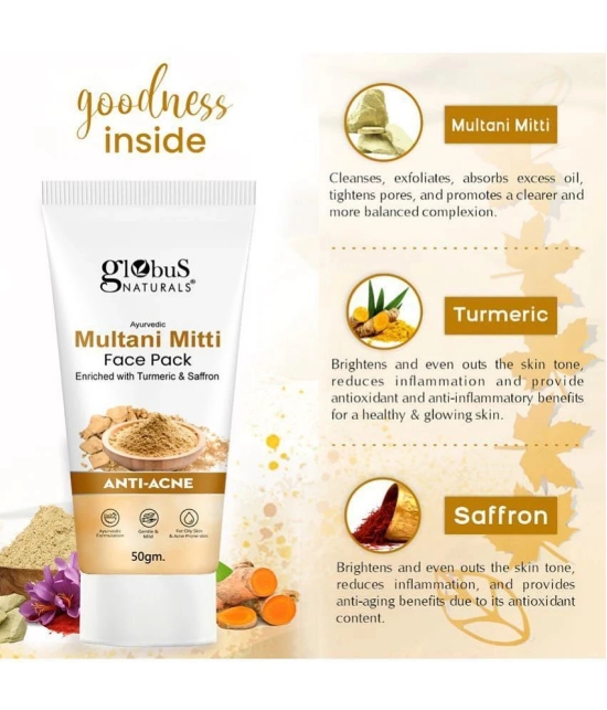 Globus Naturals Multani Mitti Face Pack, 50gm