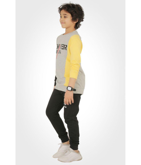 Rydho - Multicolor Cotton Boys T-Shirt & Trackpants ( Pack of 1 ) - None