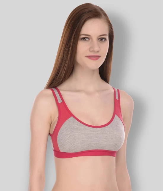 Elina - Multicolor Cotton Non - Padded Womens Everyday Bra ( Pack of 3 ) - 34B