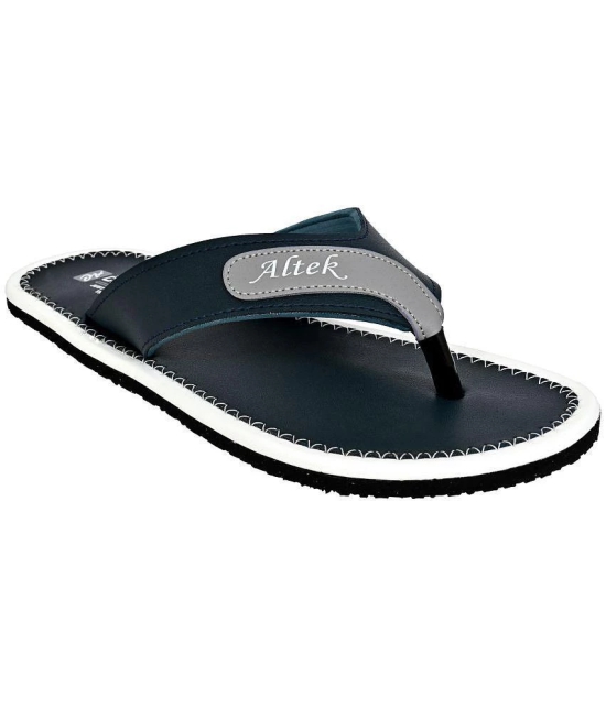 Altek Navy Men's Thong Flip Flop - None