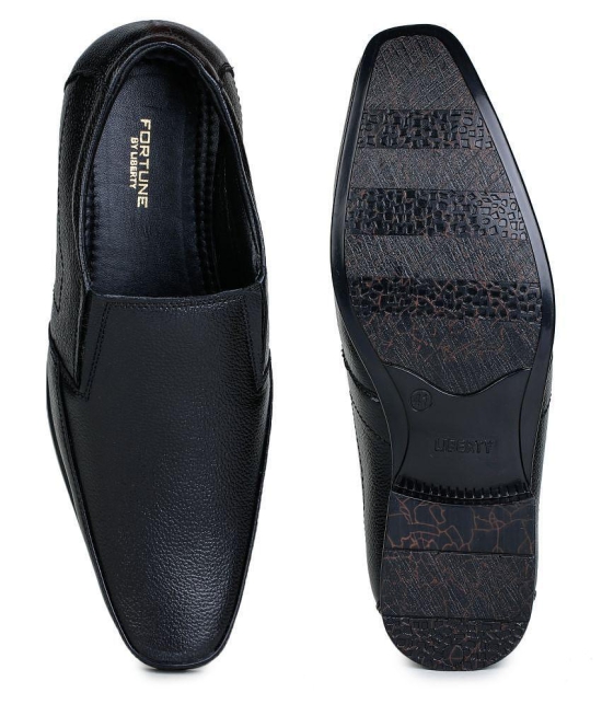 Liberty - Black Mens Slip On Formal Shoes - None