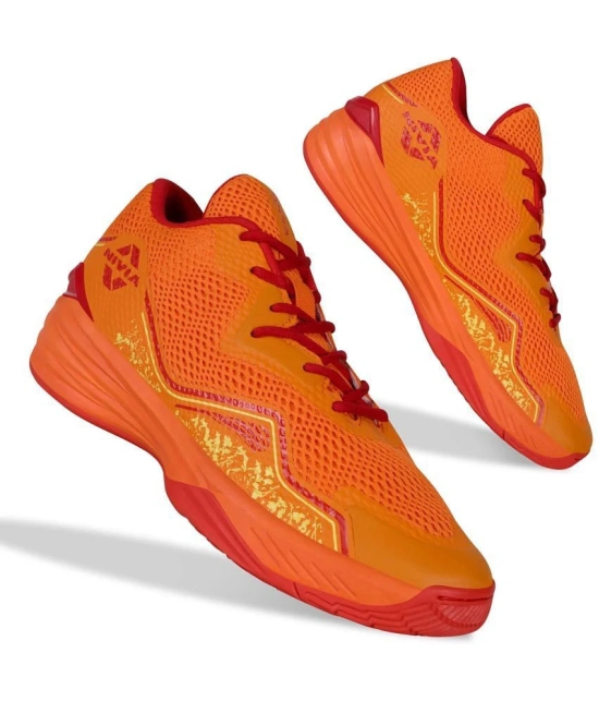 Nivia WARRIOR 2.0 Yellow Basketball Shoes - 12