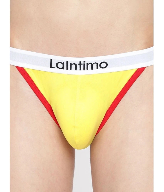 La Intimo Multicolor Cotton Mens Bikini ( Pack of 3 ) - None