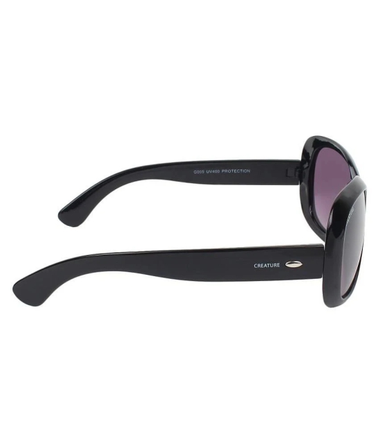 Creature - Black Cat Eye Sunglasses ( Pack of 1 ) - Medium