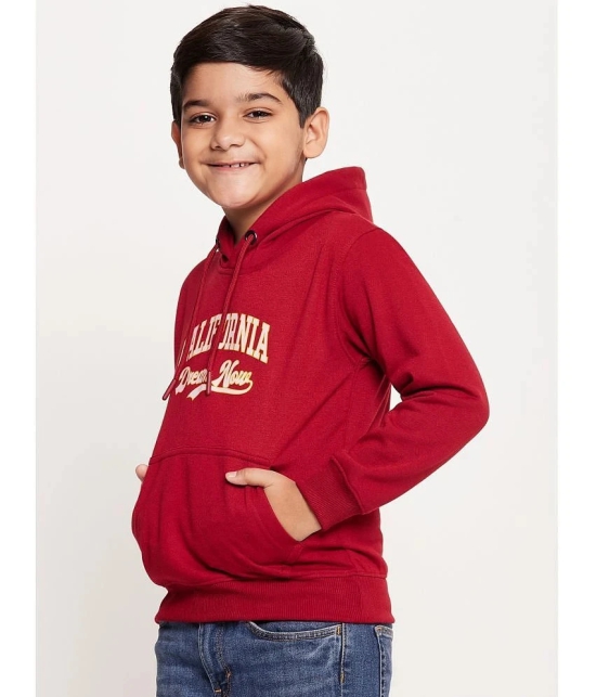 UBX Pack of 1 Boys Fleece Sweatshirt ( Maroon ) - None