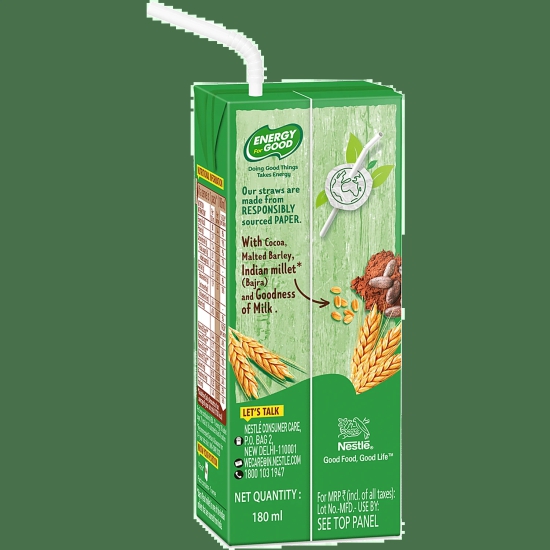 Nestle Milo Cocoa-Malt Milk Beverage, 180 ml