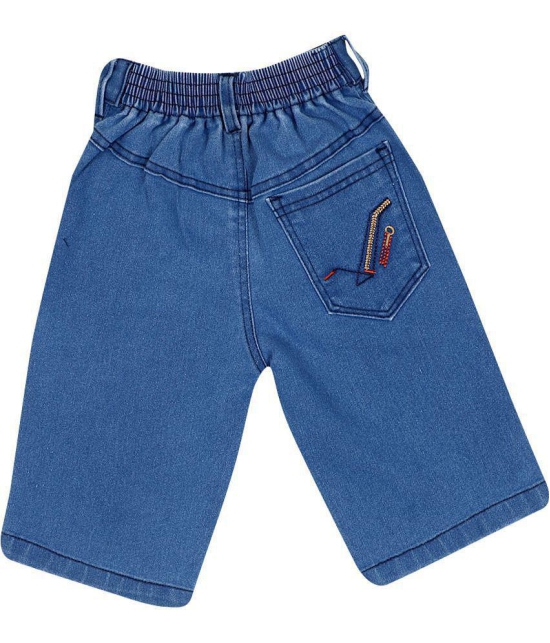 Cremlin Clothing - Navy Blue Cotton Blend Boys Bermudas ( Pack of 1 ) - None