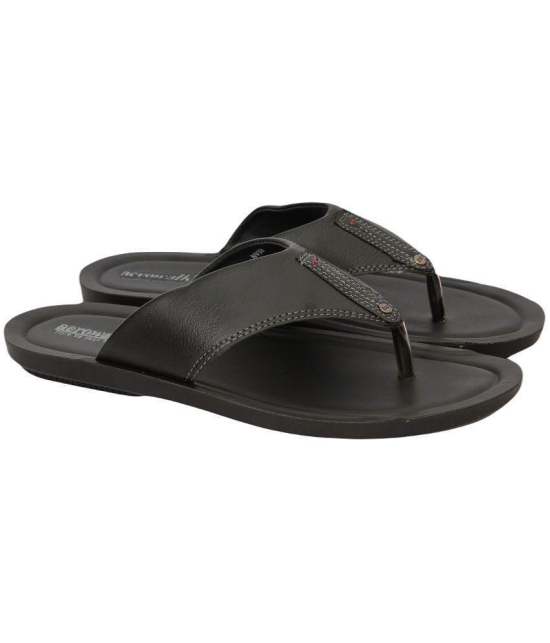 Aerowalk - Black Men's Thong Flip Flop - None