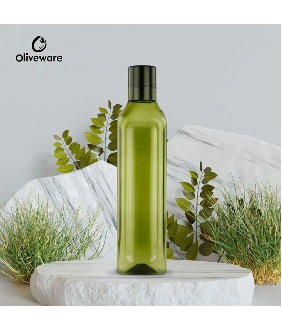 Oliveware Green Water Bottle 1000 mL ( Set of 6 ) - Green