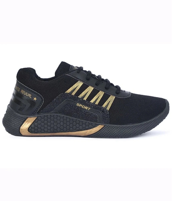 Port Mens Black Running Shoes - None